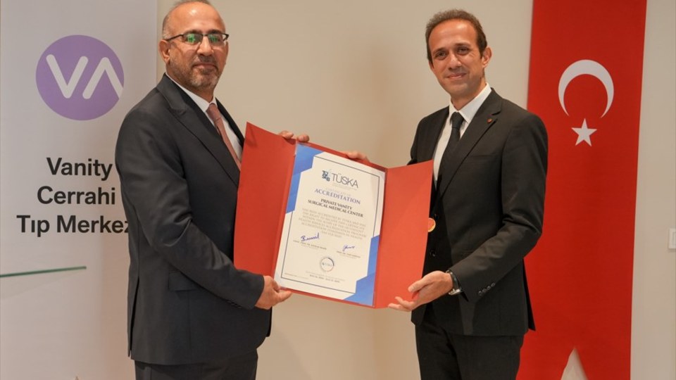 TÜSKA Accreditation Certificate Has Been Presented to Private Vanity Surgical Medical Center