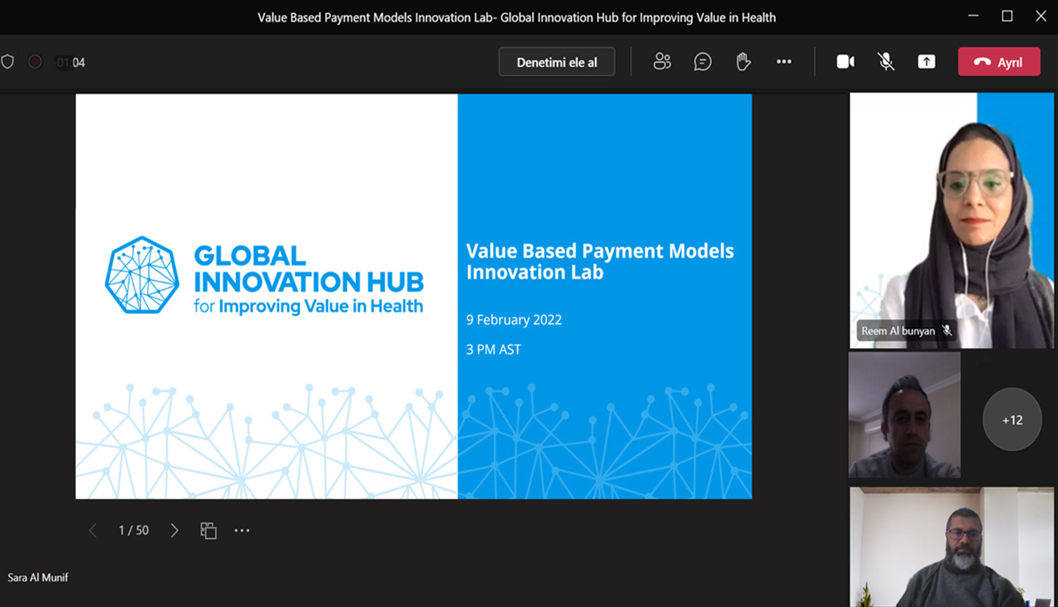 The Value Based Payment Models Innovation Lab Was Held