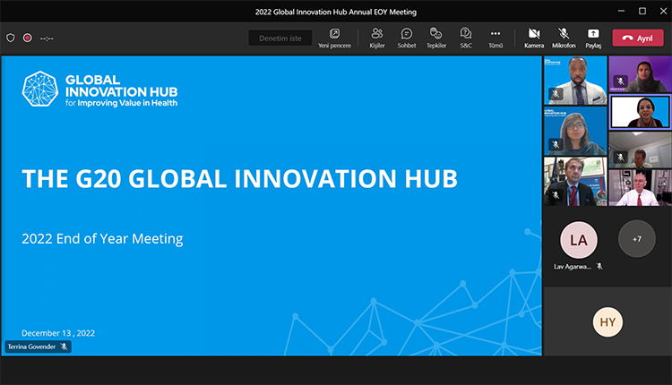 G20 Global Innovation Hub for Improving Value in Health: 2022 End of Year Meeting