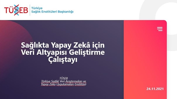 Sağlıkta Yapay Zekâ için Veri Altyapısı Geliştirme Çalıştayı