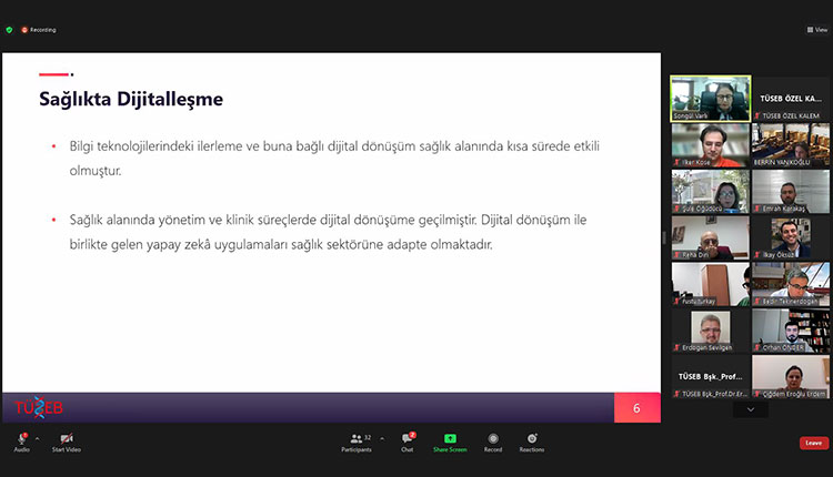  Sağlıkta Yapay Zekâ için Veri Altyapısı Geliştirme Çalıştayı Gerçekleştirildi