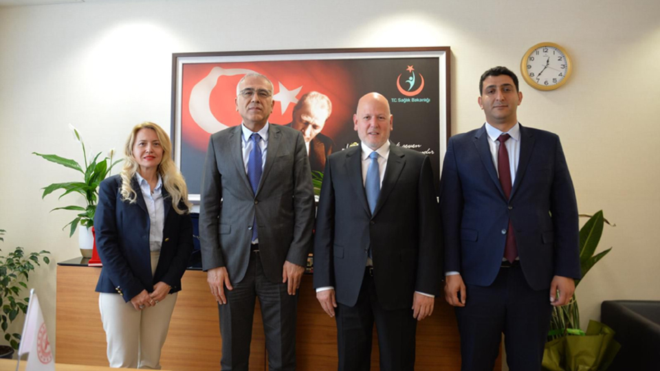  TÜYZE’den, Halk Sağlığı Genel Müdürü Doç. Dr. Erdoğan ÖZ’e Hayırlı Olsun Ziyareti